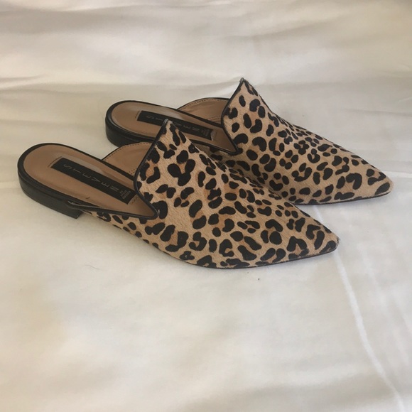 steve madden leopard mule